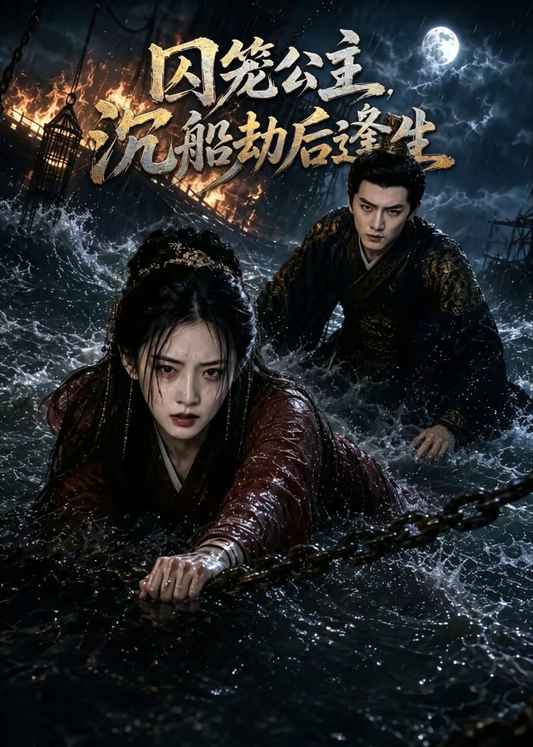 囚笼公主，沉船劫后逢生(全集)