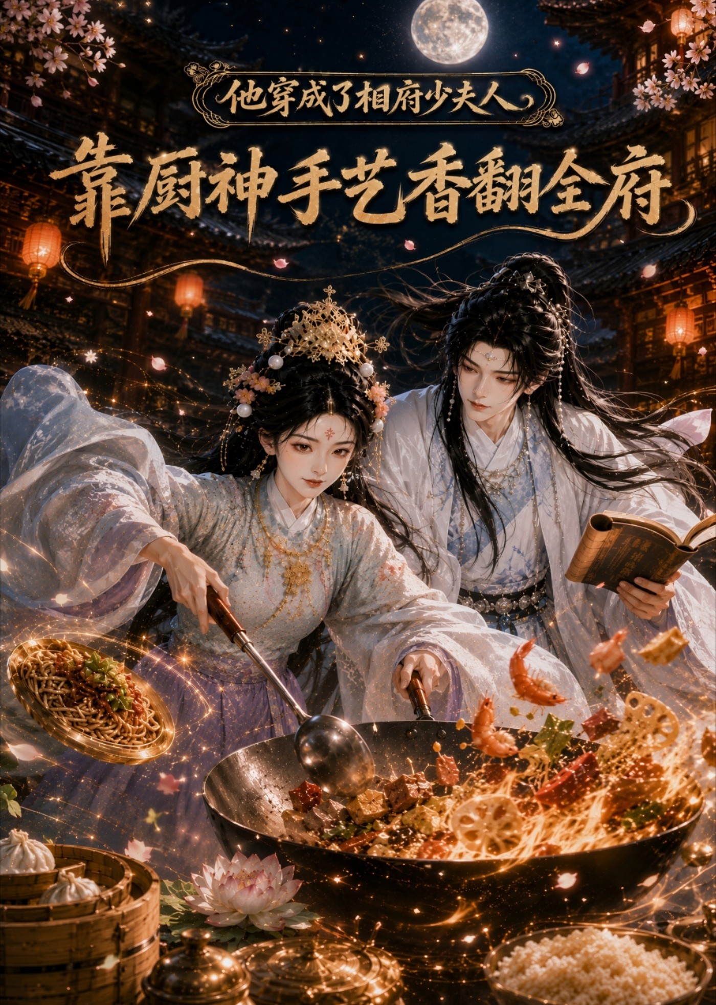 他穿成了相府少夫人，靠厨神手艺香翻全府(全集)